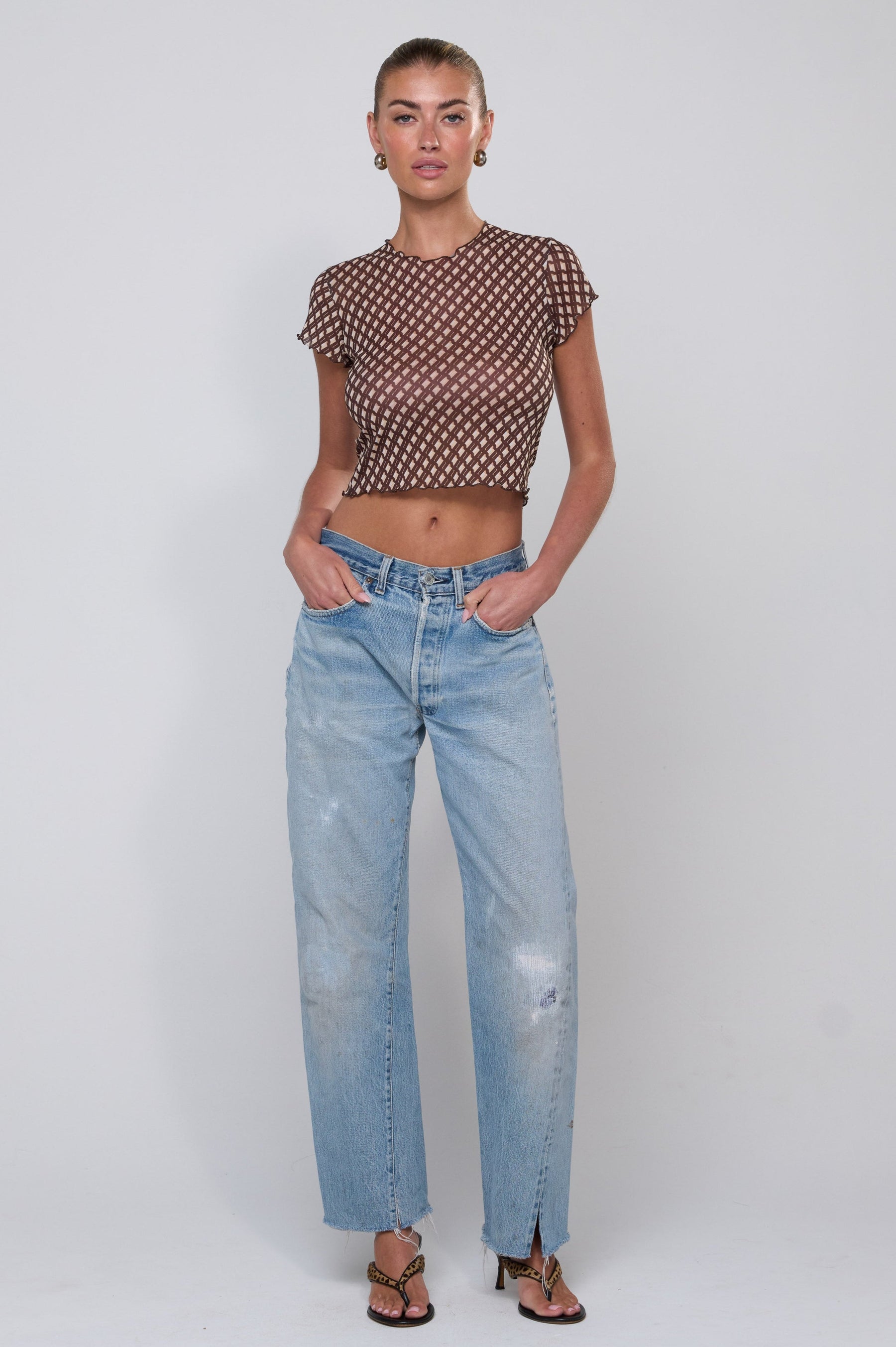 This is an image of Baby Tee in Tulum - RESA featuring a model wearing the dress