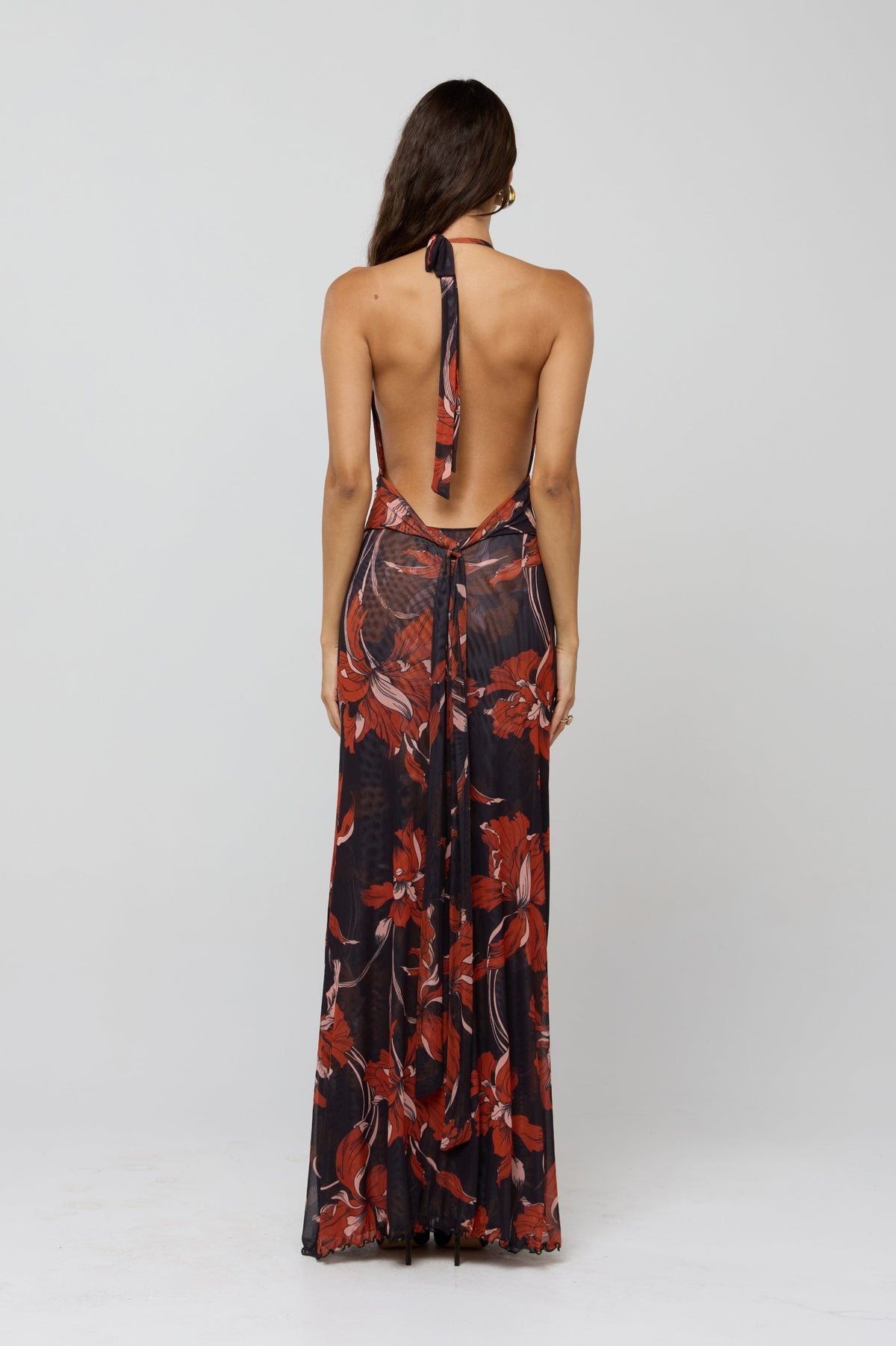 This is an image of Chelsea Dress in Coeur - RESA featuring a model wearing the dress