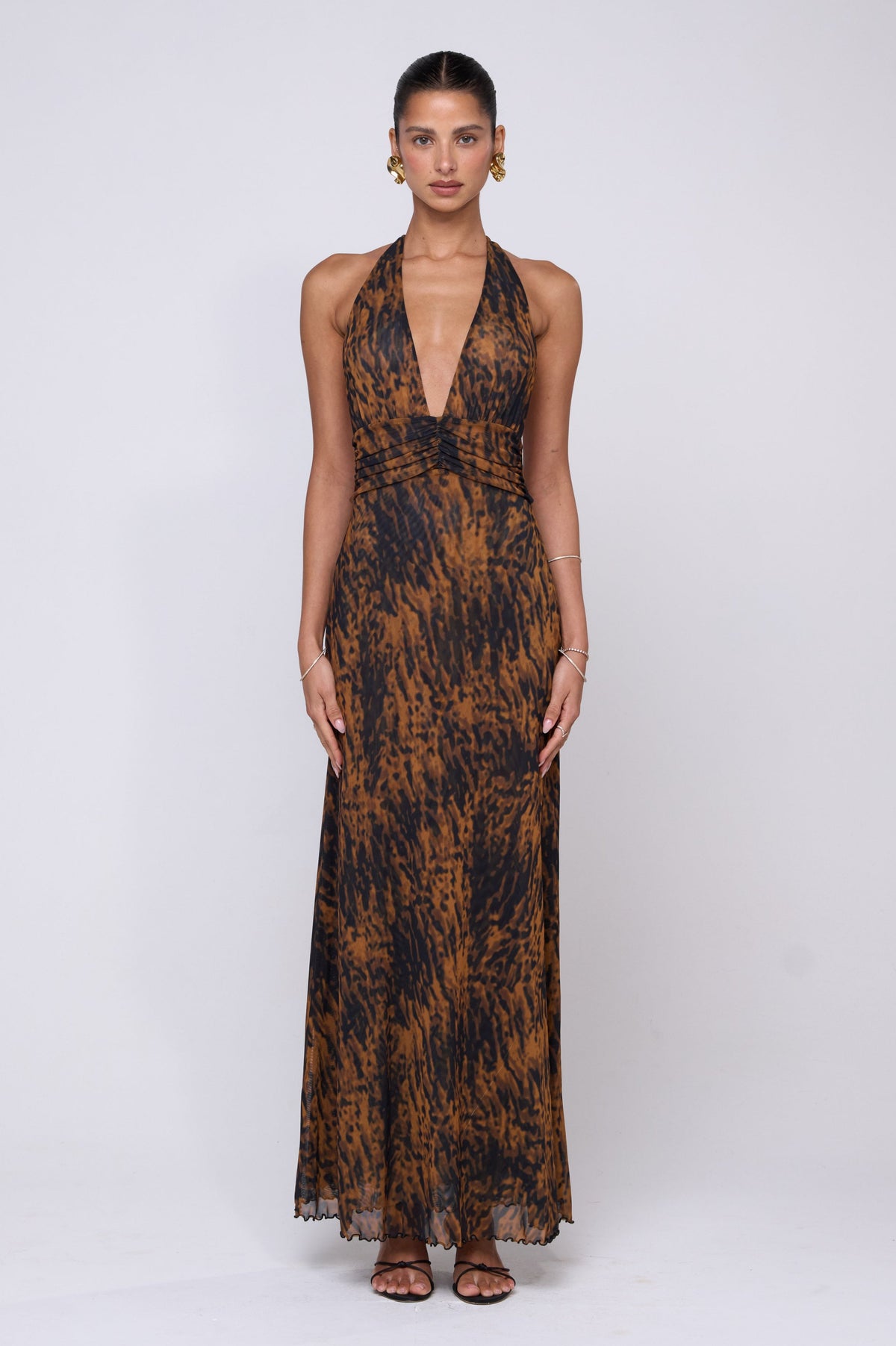 This is an image of Chelsea Maxi Dress in Bond - RESA featuring a model wearing the dress