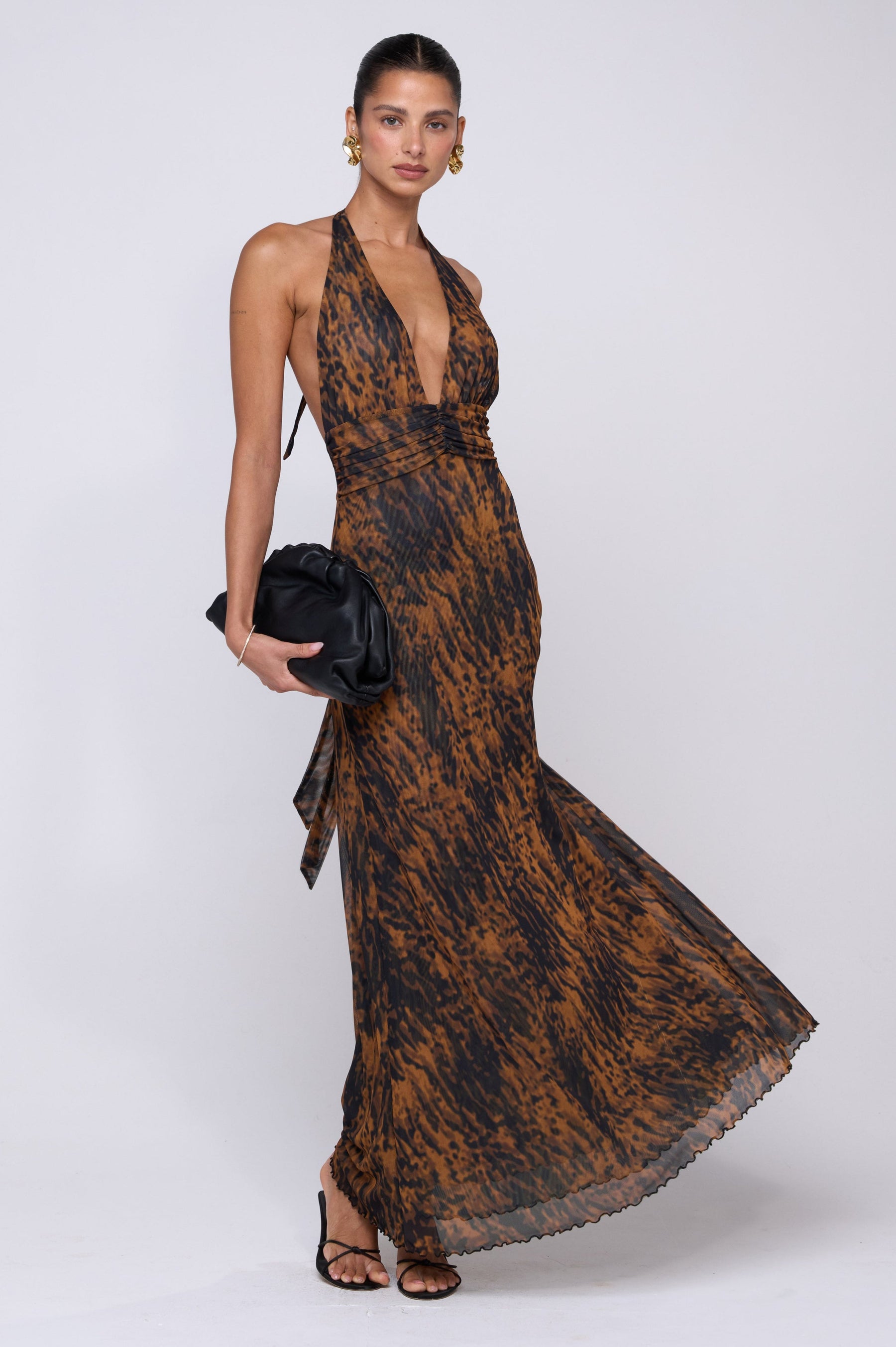 This is an image of Chelsea Maxi Dress in Bond - RESA featuring a model wearing the dress