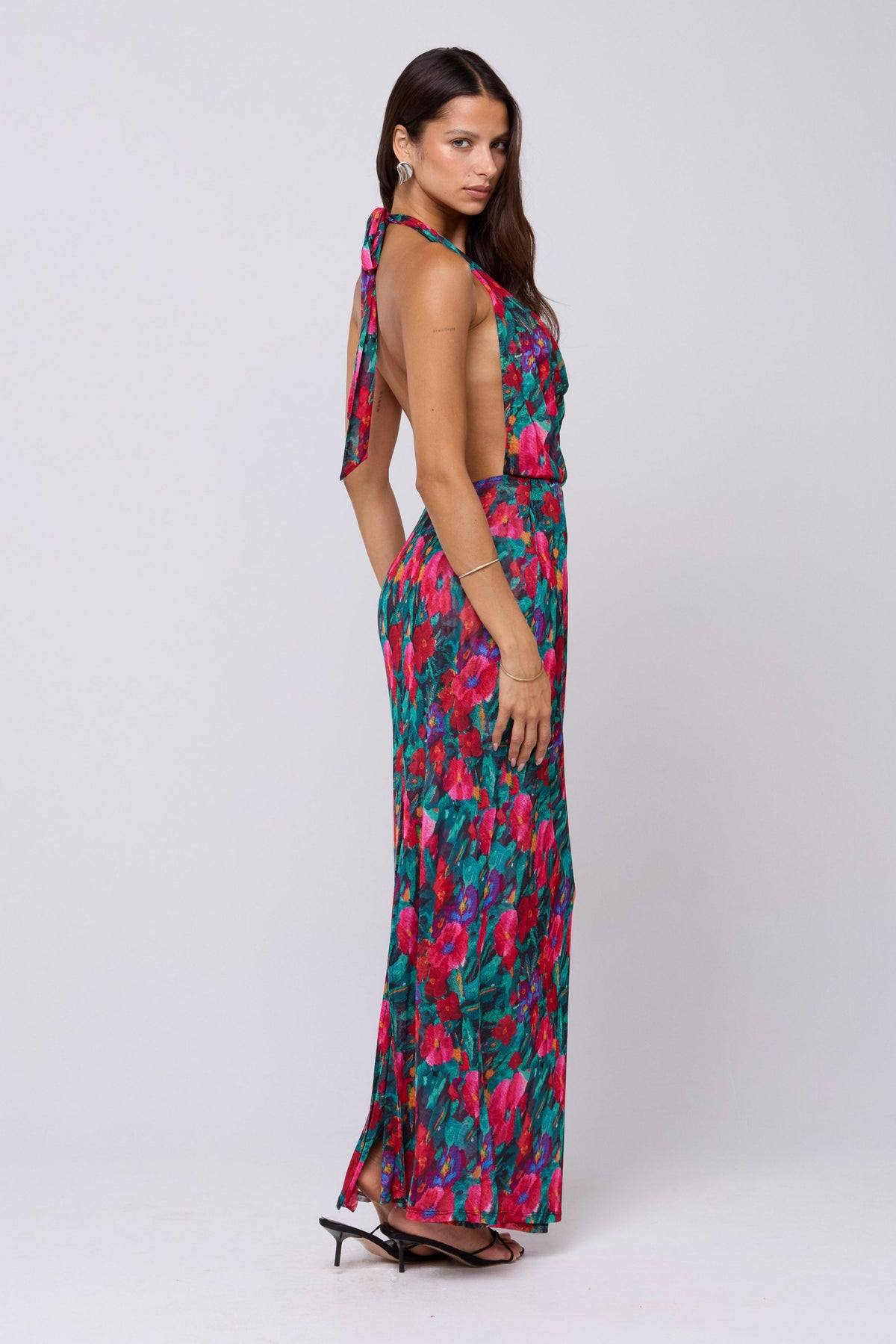 This is an image of Fiona Dress in Resort - RESA featuring a model wearing the dress