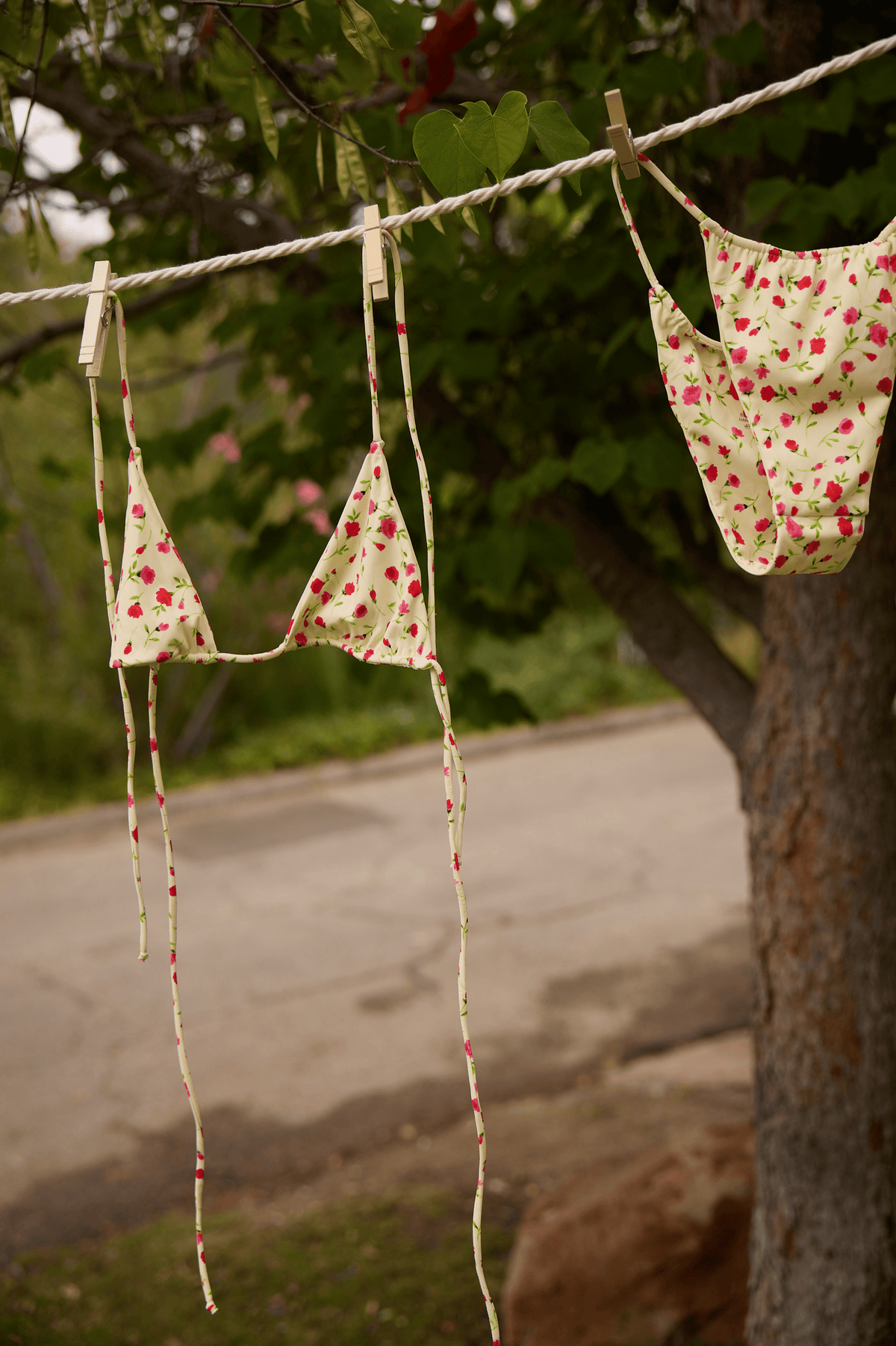 This is an image of Kyle Top in Buttercream - RESA featuring a model wearing the dress