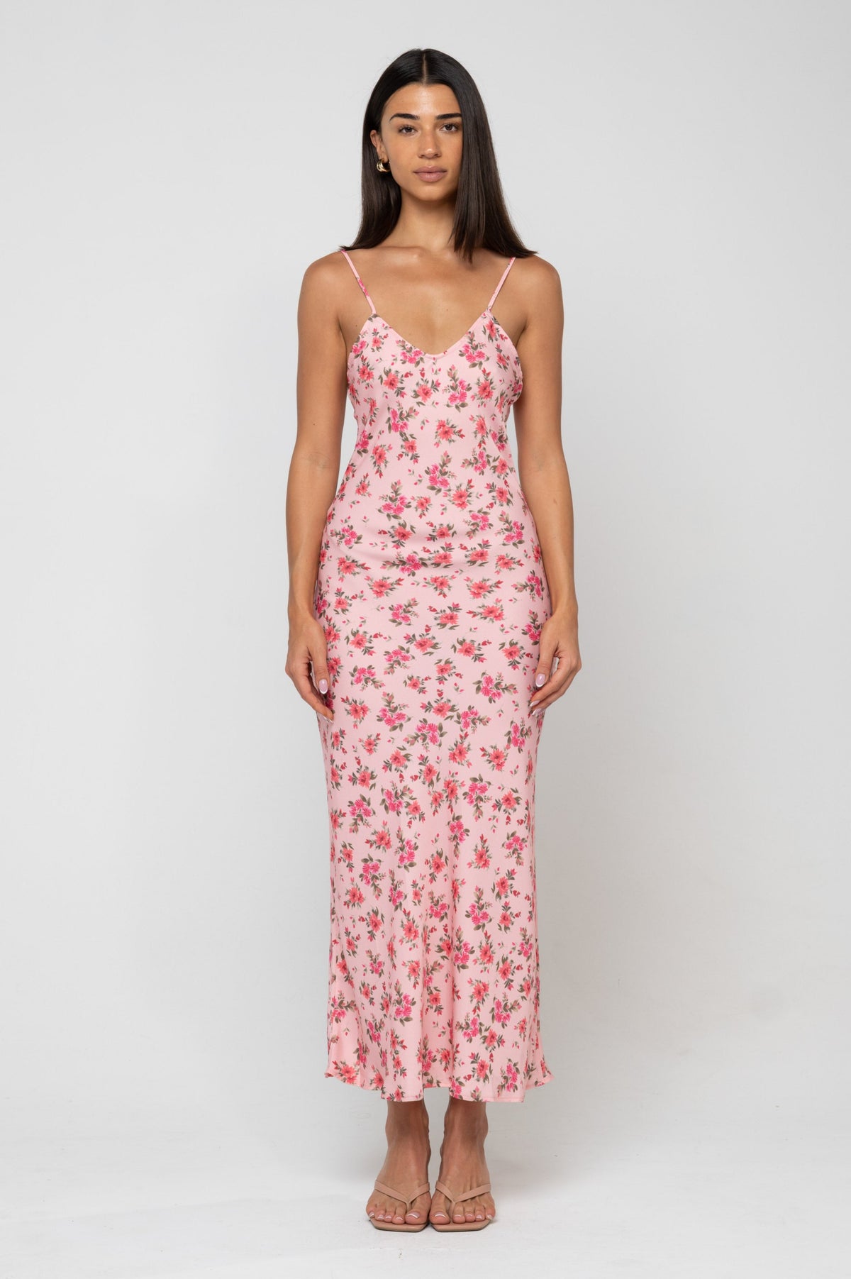 This is an image of Micah Dress in Ojai - RESA featuring a model wearing the dress
