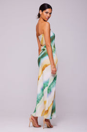 This is an image of Anna Slip in Gaia - RESA featuring a model wearing the dress
