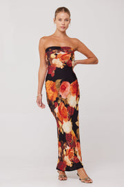 This is an image of Anna Slip in Muse - RESA featuring a model wearing the dress