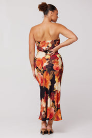This is an image of Anna Slip in Muse - RESA featuring a model wearing the dress
