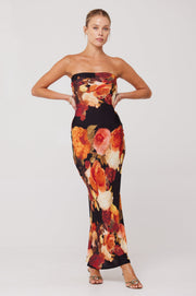 This is an image of Anna Slip in Muse - RESA featuring a model wearing the dress