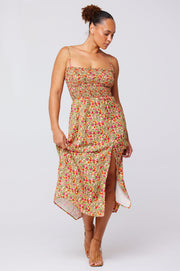 This is an image of Ashley Midi in Fleetwood - RESA featuring a model wearing the dress