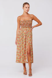 This is an image of Ashley Midi in Fleetwood - RESA featuring a model wearing the dress