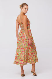 This is an image of Ashley Midi in Fleetwood - RESA featuring a model wearing the dress