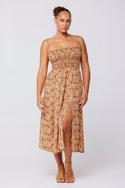 This is an image of Ashley Midi in Fleetwood - RESA featuring a model wearing the dress
