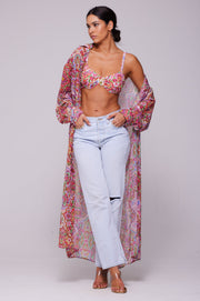 This is an image of Billie Blouse in Sayulita - RESA featuring a model wearing the dress
