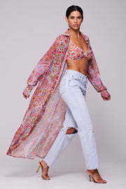 This is an image of Billie Blouse in Sayulita - RESA featuring a model wearing the dress