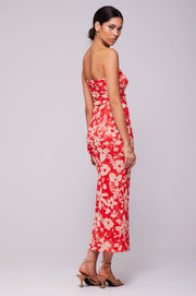 This is an image of Bonnie Mesh Top in Frida - RESA featuring a model wearing the dress