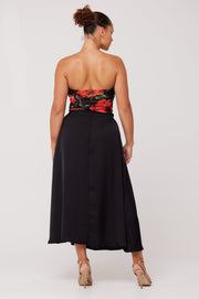 This is an image of Bonnie Mesh Top in Poppy - RESA featuring a model wearing the dress