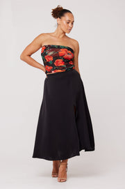 This is an image of Bonnie Mesh Top in Poppy - RESA featuring a model wearing the dress