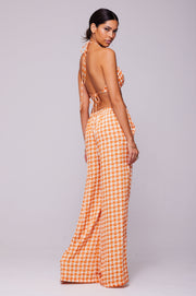 This is an image of Bowie Top in Solstice - RESA featuring a model wearing the dress