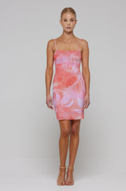 This is an image of Cameron Mini in Cosmo - RESA featuring a model wearing the dress