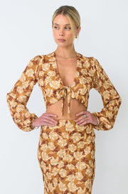 This is an image of Cha Cha Crop in Ashland - RESA featuring a model wearing the dress