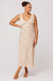 This is an image of Charlie Dress in Wildflower - RESA featuring a model wearing the dress