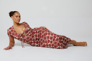 This is an image of Farrah Dress in Dolce - RESA featuring a model wearing the dress