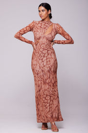 This is an image of Holly Maxi in Zion - RESA featuring a model wearing the dress