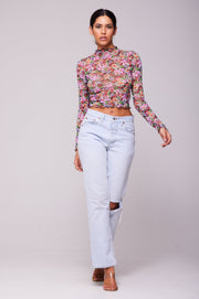 This is an image of Ida Top in Bloom - RESA featuring a model wearing the dress