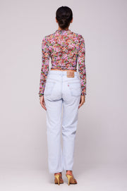 This is an image of Ida Top in Bloom - RESA featuring a model wearing the dress