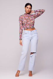 This is an image of Ida Top in Bloom - RESA featuring a model wearing the dress
