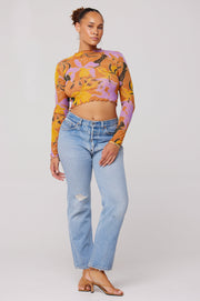 This is an image of Ida Top in Doheny - RESA featuring a model wearing the dress