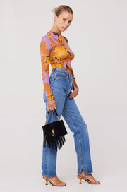This is an image of Ida Top in Doheny - RESA featuring a model wearing the dress