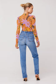 This is an image of Ida Top in Doheny - RESA featuring a model wearing the dress