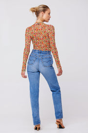 This is an image of Ida Top in Fleetwood - RESA featuring a model wearing the dress