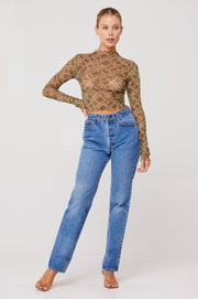 This is an image of Ida Top in Link - RESA featuring a model wearing the dress