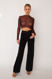 This is an image of Ida Top in Monarch - RESA featuring a model wearing the dress