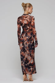 This is an image of Ida Top in Onyx - RESA featuring a model wearing the dress
