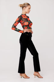 This is an image of Ida Top in Poppy - RESA featuring a model wearing the dress