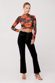 This is an image of Ida Top in Poppy - RESA featuring a model wearing the dress