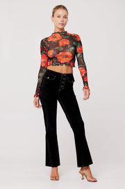 This is an image of Ida Top in Poppy - RESA featuring a model wearing the dress