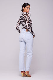 This is an image of Ida Top in Tigris - RESA featuring a model wearing the dress