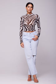 This is an image of Ida Top in Tigris - RESA featuring a model wearing the dress