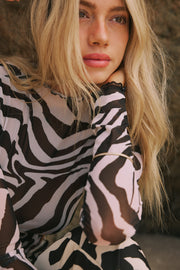 This is an image of Ida Top in Tigris - RESA featuring a model wearing the dress