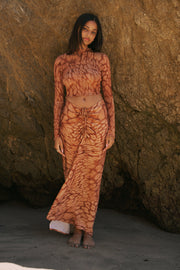 This is an image of Ida Top in Zion - RESA featuring a model wearing the dress