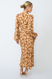 This is an image of Isla Skirt in Ashland - RESA featuring a model wearing the dress
