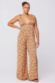 This is an image of Jilly Jumpsuit in Fleetwood - RESA featuring a model wearing the dress