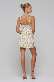 This is an image of Joelle Mini in Cherie - RESA featuring a model wearing the dress