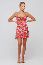 This is an image of Juniper Mini in Baja - RESA featuring a model wearing the dress