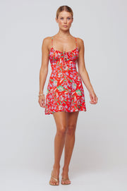 This is an image of Juniper Mini in Baja - RESA featuring a model wearing the dress