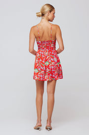 This is an image of Juniper Mini in Baja - RESA featuring a model wearing the dress