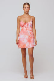 This is an image of Juniper Mini in Cosmo - RESA featuring a model wearing the dress
